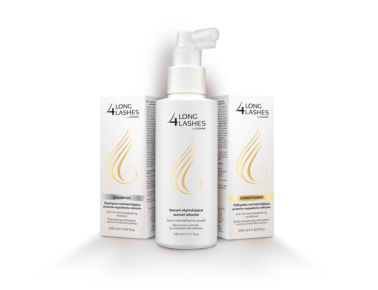 Kosmetikprodukte für Haarwuchs Long4Lashes von Oceanic.